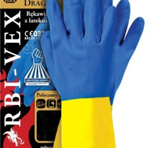 RĘKAWICE GUMOWE RBI-VEX ROZMIAR 9