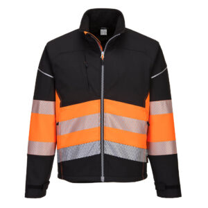 KURTKA OSTRZEGAWCZA SOFTSHELL  PW375BKO ROZMIAR L