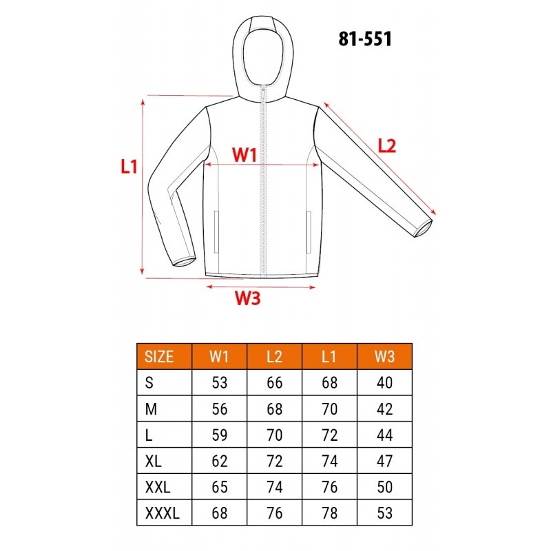 KURTKA SOFTSHELL Z KAPTUREM ODPINANYM, ROZMIAR S - obrazek 8