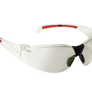 JSP OKULARY OCHRONNE STEALTH 8000 PRZEŹROCZYSTE/CZERWONE