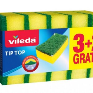 VILEDA GĄBKA DO NACZYŃ TIP TOP 3+2GRATIS