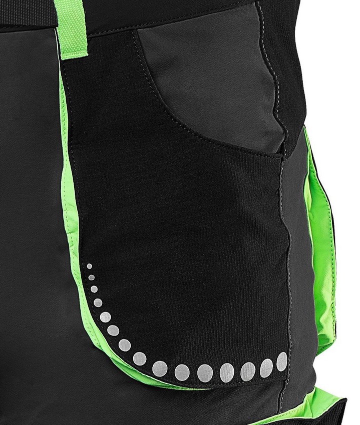KRÓTKIE SPODENKI PREMIUM, 4 WAY STRETCH CZARNE ROZMIAR XXL - obrazek 5