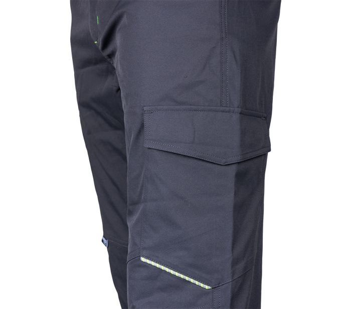 SPODNIE ROBOCZE MIX&MATCH STRETCH SZARE ROZMIAR XXL - obrazek 2