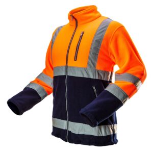 BLUZA POLAROWA OSTRZEGAWCZA POMARAŃCZOWA ROZMIAR L
